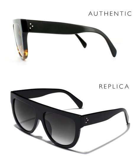 fake celine glasses|3 Differences Between Replica and Authentic  .